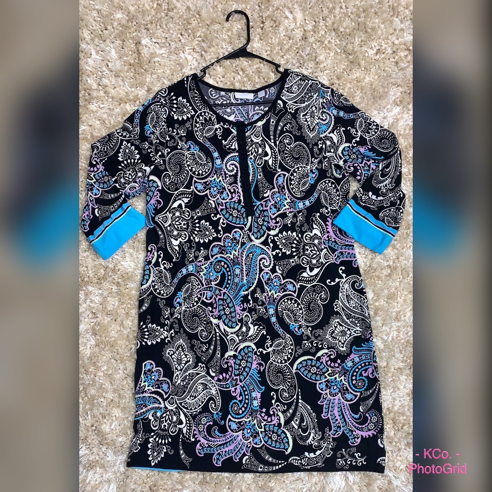 NY & Co. Paisley Print Dress